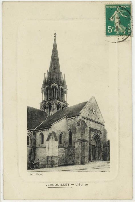 Vernouillet Vernouillet L Eglise Carte Postale Ancienne Et Vue D