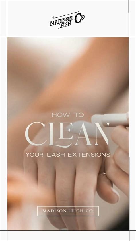 How To Clean Your Eyelash Extensions At Home