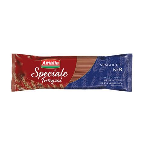 MACARRAO ESPAGUETE 8 INTEGRAL SPECIALE 10X500G FD Monte Carlo Alimentos