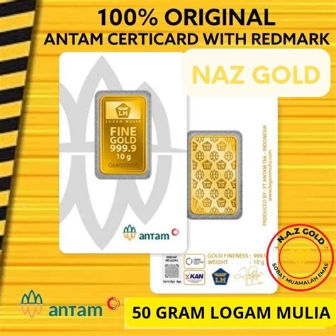 Jual Promo Terbatas Lm Emas Antam Gram Press Certieye Logam