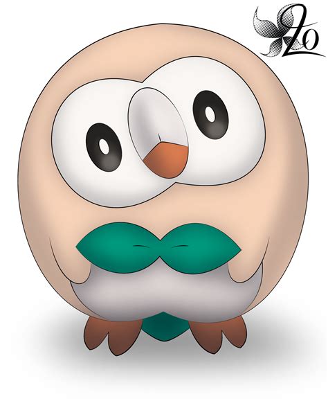 Rowlet By Locerin On Deviantart