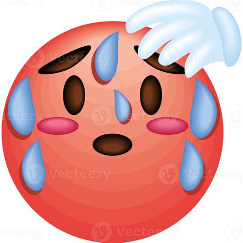 Hot Emoji Social Media PNG