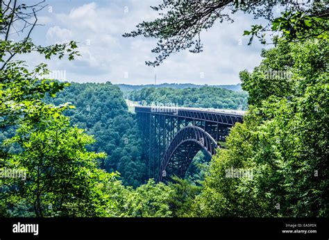 New River Bridge Scenic Stock Photo - Alamy