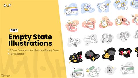 Empty State Illustration Kit Figma