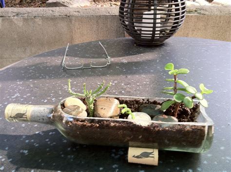 Wine Bottle - Planter | Wine bottle planter, Wine bottle, Wine and beer