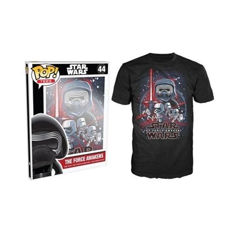 Funko Pop Tees Star Wars The Force Awakens 44 Limited Edition Wanted