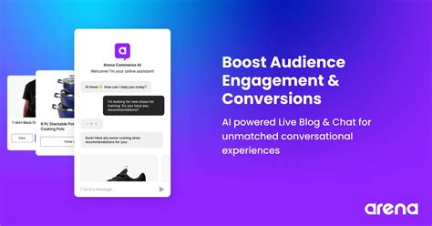 Arena | Increase Engagement With Live Chat & Live Blog