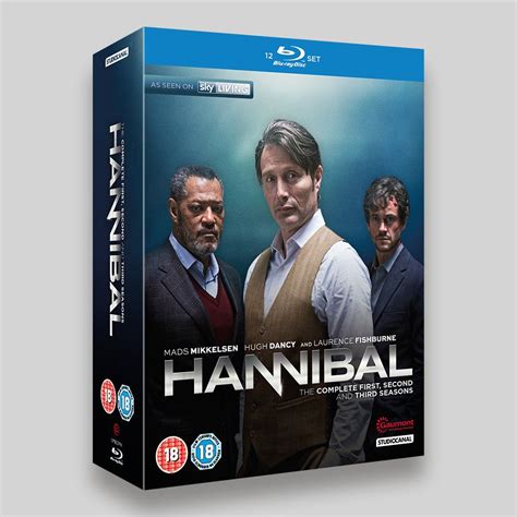 Hannibal Season Boxset Blu Ray And Dvd Packaging Rogue Four Design