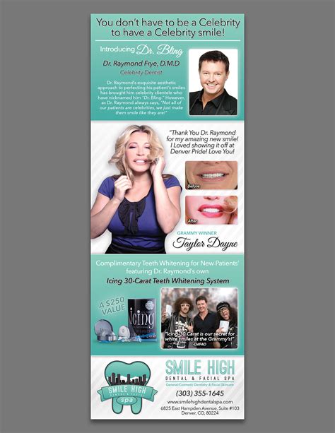 Smile High Dental & Facial Spa Advertisements on Behance
