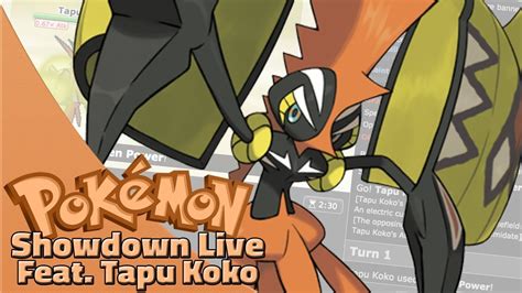 Choice Specs Tapu Koko Pokemon Sun And Moon Ou Showdown Live W