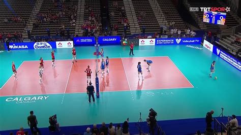 TRT Spor Yıldız on Twitter Voleybol Milletler Ligi nde Kanada ayağı