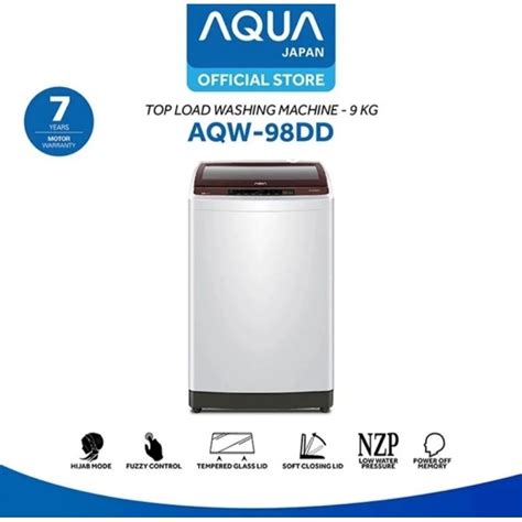 jual mesin cuci aqua  tabung  kg aqw dd mesincuci aqua tabung kg