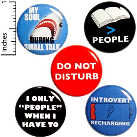 Funny Introvert Fridge Magnets Sarcastic Humor Magnet T Set 5 Pack 1 Mp15 4 Ebay