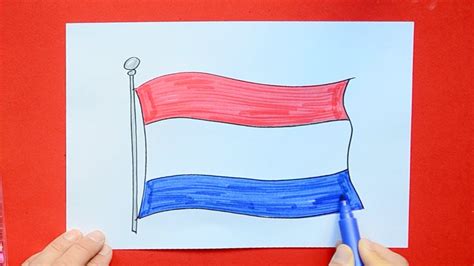 How To Draw The National Flag Of The Netherlands YouTube