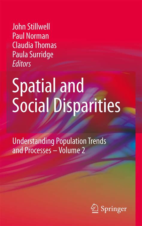 Amazon Co Jp Spatial And Social Disparities Understanding Population