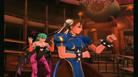 Tatsunoko Vs Capcom Ultimate All Stars Chun Li And Morrigan Chun Li