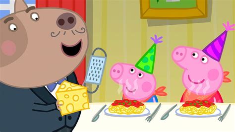 Grandpa Pig S Birthday Meal Peppa Pig Official Full Episodes Youtube