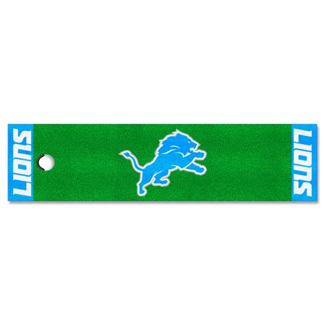 Officially Licensed Nfl Putting Green Mat Detroit Lions Hsn