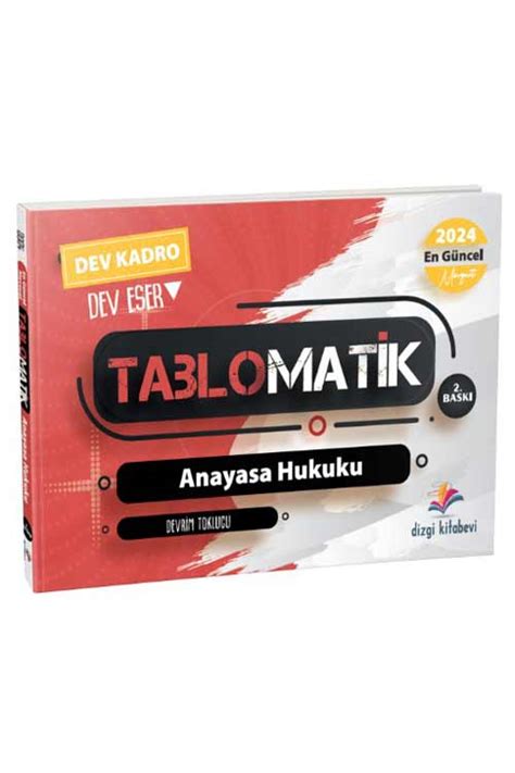 Dizgi Kitap Hakimlik Kaymakamlık Anayasa Hukuku Tablomatik Konu