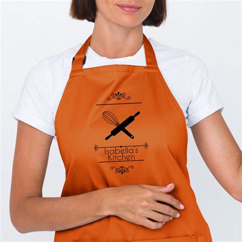 Personalized Apron For Women Personalized Apron Personalize Etsy