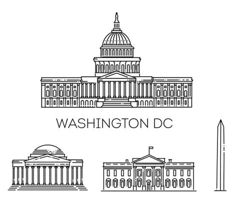 Washington Dc Skyline Vector Images (over 750)