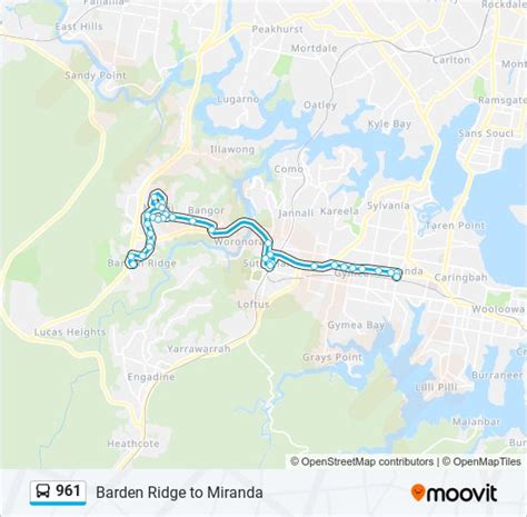 961 Route Schedules Stops Maps Barden Ridge David Rd At Dawes