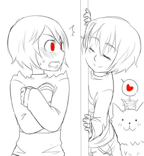 CHARISK Mi OTP NEKO CHARA Undertale Drawings Undertale Comic