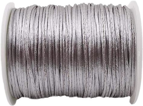 Amazon co jp Promise Babe グレー ナイロン紐 紐 約 m 巻 卷セット 直経約 mm 糸通しコード