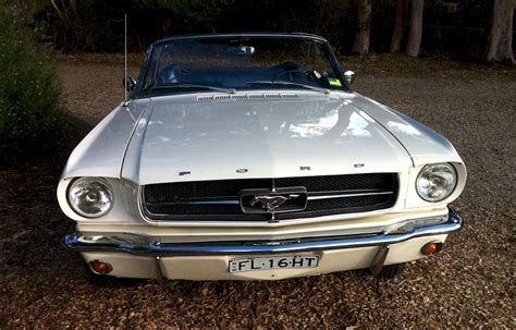 Wimbledon White 1964 Ford Mustang Convertible