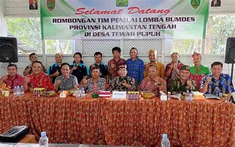 Desa Tewah Pupuh Wakili Barito Timur Dalam Lomba Bumdes Tingkat Provinsi