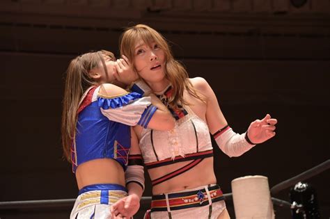 📸 画像：©東京女子プロレス｜ske48 荒井優希、赤井沙希とタッグで勝利！プリンセスタッグ選手権ベルトへ挑戦宣言