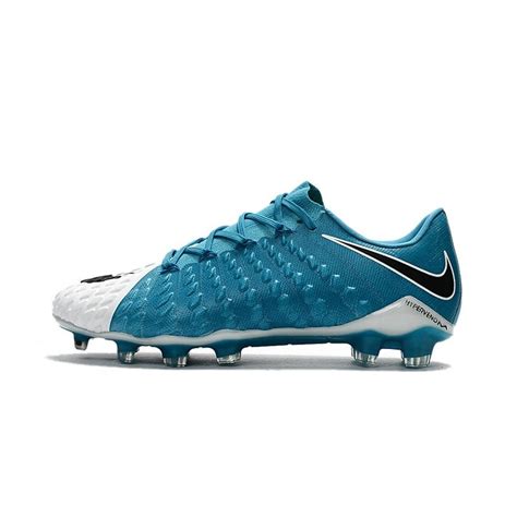 New Soccer Cleats Nike Hypervenom Phantom Iii Fg White Black Photo Blue