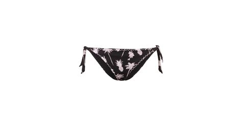 BANANAMOON BANANAMOON Bikini Unterteil florales Muster für Damen schwarz