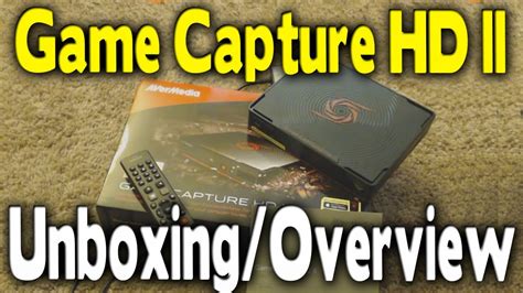 Avermedia Game Capture HD II Unboxing Overview Best PC Free Device