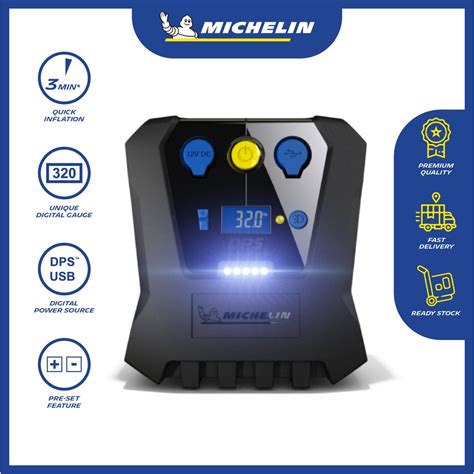 MICHELINMICHELIN PROGRAMMABLE FAST FLOW DIGITAL TYRE INFLATOR 12266