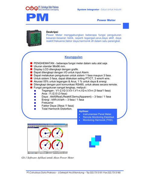 Pdf Powere Meter Plc Amf Inverter Power Kapasitor Panel Meter