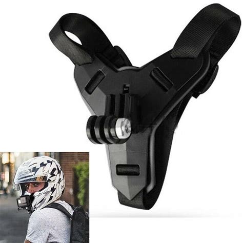 Pc Casque Int Gral Menton Support De Montage Pour Gopro Hero