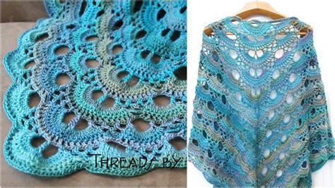 Triangle Shawl Crochet Pattern Free Styles Idea