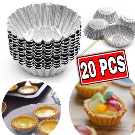 Jual 20 Pcs 1 Pack CETAKAN KUE PIE MINI SUSU BUAH MINI MURAH CETAKAN