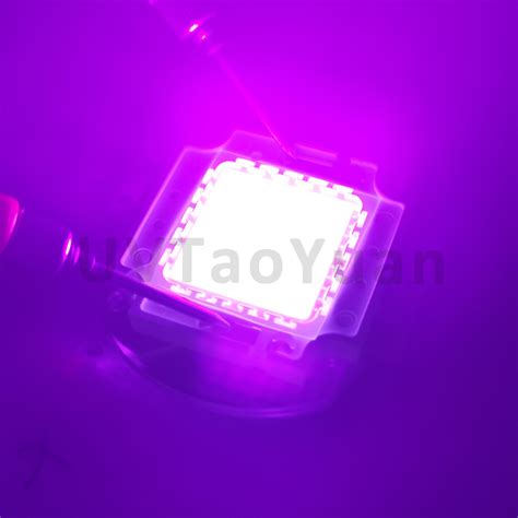 Ultraviolet 375nm 385nm 395nm 405nm 100W High Power UV LED Light UV