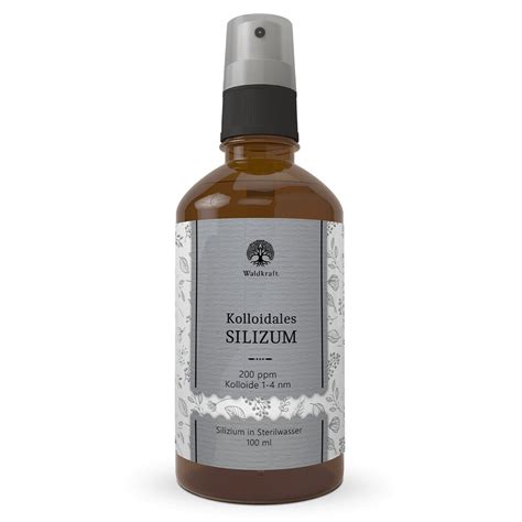 Waldkraft Kolloidales Silizium Ppm Ml Shop Apotheke