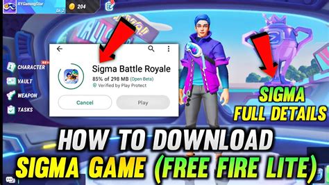 Sigma Game Free Fire Lite Sigma Game Full Details Video RY Gaming