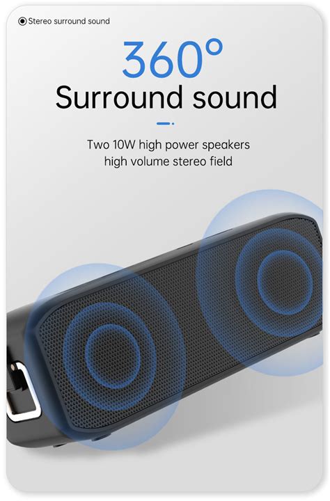 Cyboris Bluetooth Portable Speaker Ipx Waterproof W Wireless