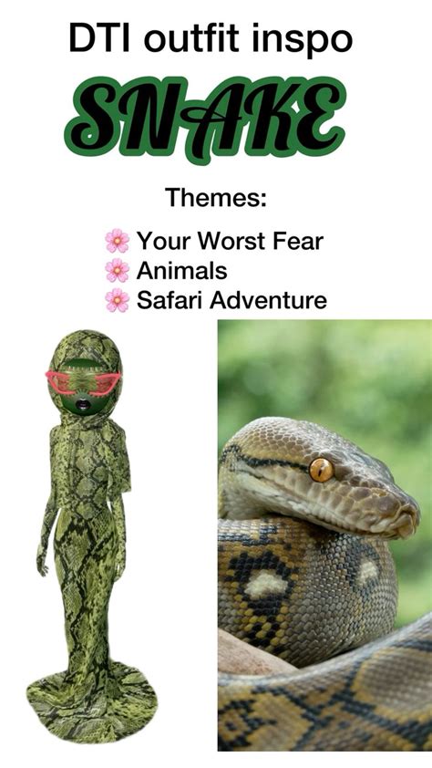 DTI Outfit Inspiration Snake In 2024 Adventure Outfit Safari