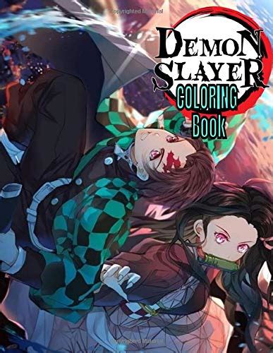 Demon slayer Coloring book: +50 Beautiful and Relaxing Manga-Style ...