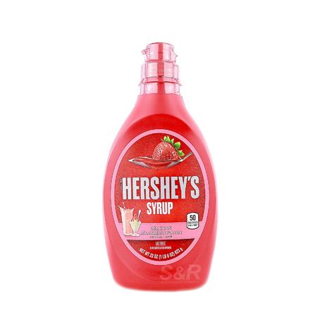 Hershey S Syrup Delicious Strawberry Flavor 623g Carlo Pacific