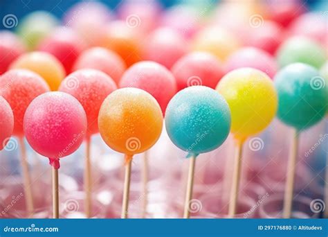 Small Edible Sugar Balloons On A Cake Stock Illustration Illustration Of Edible Detail 297176880