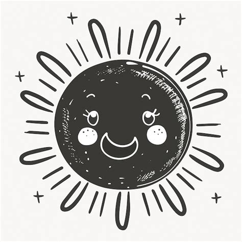 Premium Vector Cute Smiling Sun Illustration