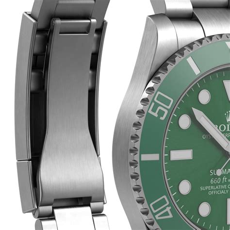 Rolex Submariner Date Green Dial Modelo D Max Ma C D Obj