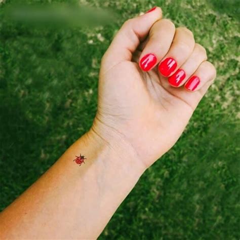 51 Cute Ladybug Tattoo Designs And Ideas Artistic Haven